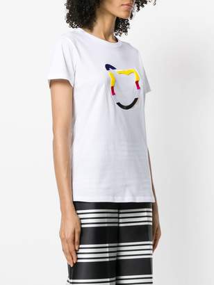 Karl Lagerfeld Paris Choupette outline T-shirt
