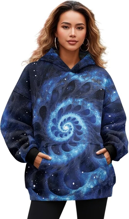 Guosanchn Cat Long Sleeve Hoodies for Women Book Loose Sleeve Drop Shoulder Crewneck Hooded Hoodies Teacher Cozy Winter Fleece Pullover Tops with Front Pocket Athletic Tops L