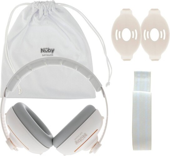 Nuby NubySoftSounds2-in-1NoiseCancellingProtectiveEarmuffswithTravelBag-OneSizeFitsMost