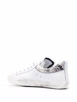 Thumbnail for your product : Philippe Model Paris Distressed Low-Top Sneakers