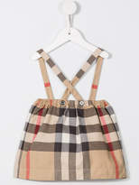 Thumbnail for your product : Burberry Kids dungaree skirt