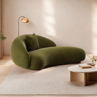 Hype Styled Spacious Chaise Lounge for Indoor Relaxation