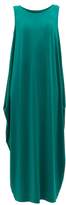 Thumbnail for your product : Issey Miyake Draped-jersey Midi Dress - Womens - Green