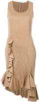 Thumbnail for your product : Givenchy knitted frill-hem midi dress