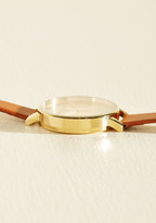 Thumbnail for your product : Time Floats By Watch in Tan & Gold - Big