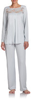 Thumbnail for your product : Hanro Met Lace-Detail Pajama Set