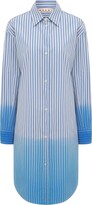 Thumbnail for your product : Marni Striped Asymmetric Shirt