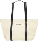 Thumbnail for your product : Jil Sander Canvas & Leather Tote Bag