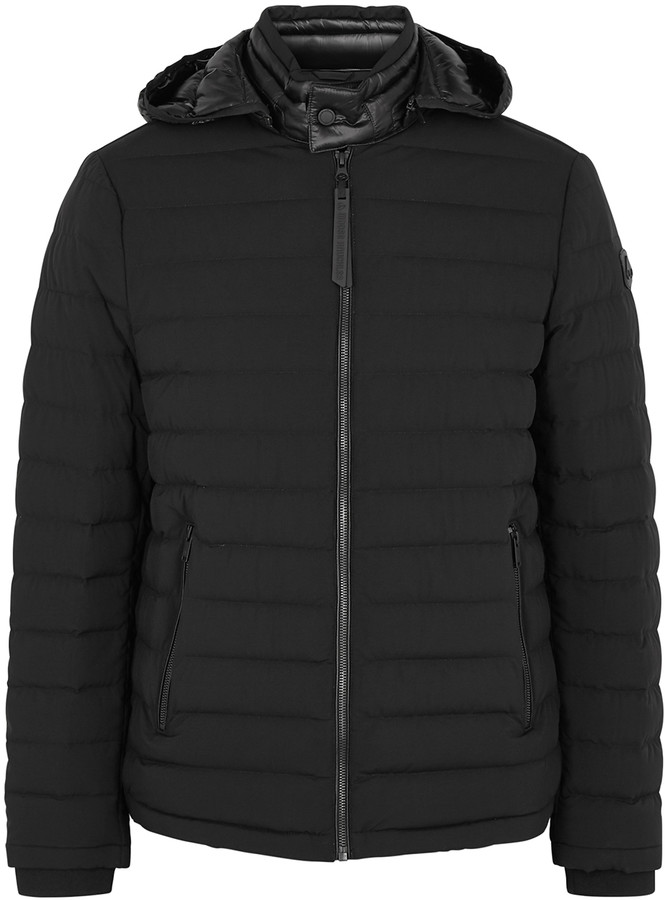 Black Rock black quilted shell jacket