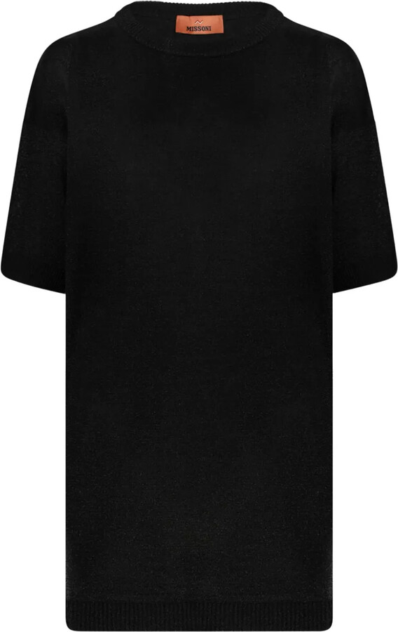 Missoni Oversized Lurex Knit T-Shirt With Crew Neck - ShopStyle