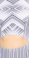 Thumbnail for your product : Torn By Ronny Kobo Yonal Maze Print Dress