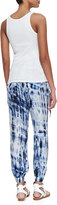 Thumbnail for your product : Ralph Lauren Black Label Adria Tie Dye Harem Pants, Blue Multi