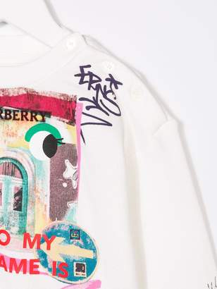 Burberry Kids graphic print sweatshirt