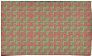 East Urban Home Handmade Green/Red Area Rug