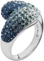 Thumbnail for your product : Swarovski Artistique sterling silver crystal ombre bypass ring - made with elements