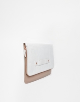 Thumbnail for your product : Pieces Sasa Folded Oversized Clutch Bag