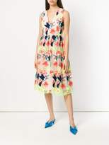 Thumbnail for your product : Alice + Olivia Becca embroidered midi dress