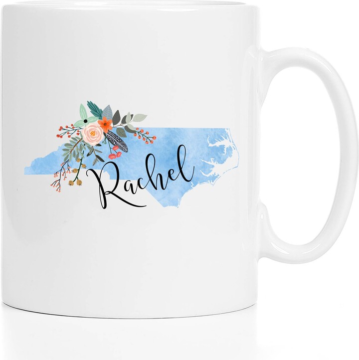 Etsy Personalized North Carolina Mug/Gift History Teacher Friend 11 Or 15 Oz 1