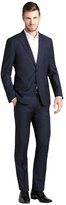 Thumbnail for your product : Armani 746 Armani navy wool 2-button suit with flat front pants