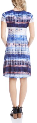 Karen Kane Tie-Dye Stripe Tee Dress