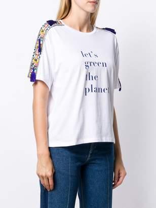 Pinko x Stella Jean x Treedom printed T-shirt