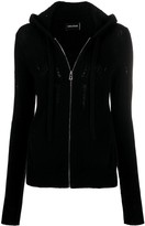 Thumbnail for your product : Zadig & Voltaire Distressed Zipped Hoodie