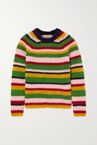 Thumbnail for your product : ALEXACHUNG Striped Knitted Sweater