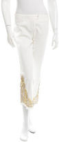 Thumbnail for your product : Roberto Cavalli Embellished Cropped Jeans