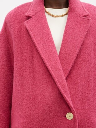 Isabel Marant Darey Single-breasted Virgin Wool-blend Coat - Pink
