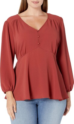 Forever 21 Women's Plus Size Flounce Top