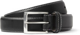 Thumbnail for your product : Paul Smith Black 3cm Pin-Up Print-Lined Leather Belt