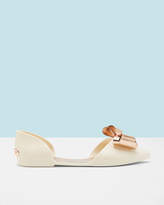 Thumbnail for your product : Ted Baker Bow Detail Jelly Pumps Cream
