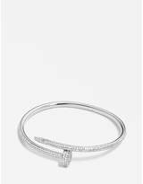 Cartier Juste un Clou 18ct white-gold and diamond bracelet