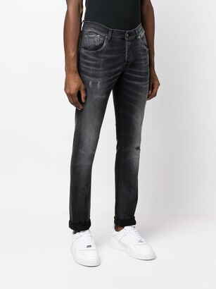 Dondup Distressed Slim-Cut Jeans