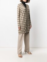 Thumbnail for your product : Gentry Portofino Striped Knit Cardigan