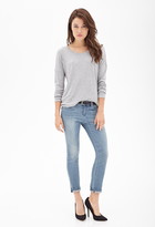 Thumbnail for your product : LOVE21 Drop-Sleeve Knit Tee
