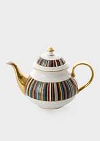 Thumbnail for your product : Paul Smith for Thomas Goode - Signature Stripe Bone-China Teapot