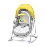 Thumbnail for your product : Kinderkraft Chair Bouncer UNIMO 5in1 Rocker Swing Cot Folded with Removable Toy Bar Lying Position Adjustable Backrest Mosquito Net Harness for Newborn Baby Toddlers to 3 Years Blue