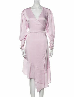 Joie Silk Midi Length Dress w/ Tags Pink