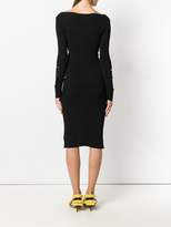 Thumbnail for your product : Off-White ribbed fitted dress