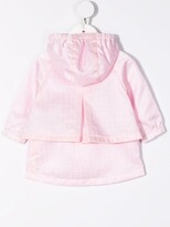 Thumbnail for your product : Givenchy Kids Logo Zipped Hooded Coat
