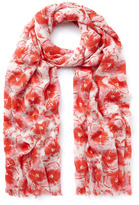 Thumbnail for your product : Whistles Pansy Print Scarf
