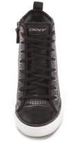 Thumbnail for your product : DKNY Grommet Wedge Sneakers