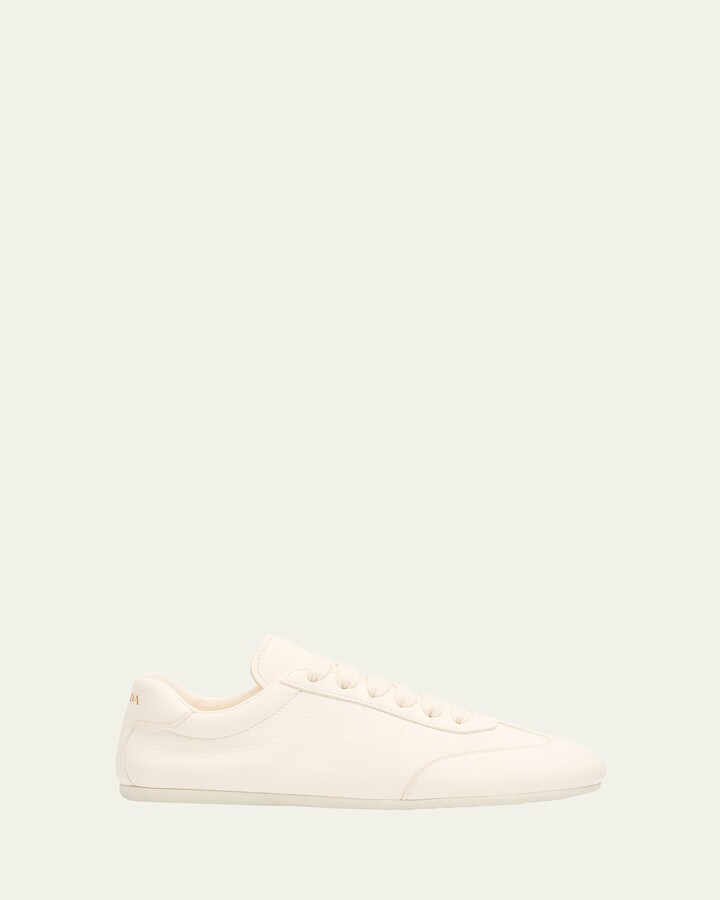 Thin Leather Low-Top Sneakers