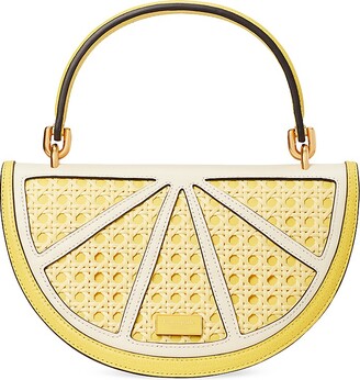 kate spade レモンドロップ　3Dクロスボディトート レモン ドロップ ストロー 3D クロスボディ トート | 全ての