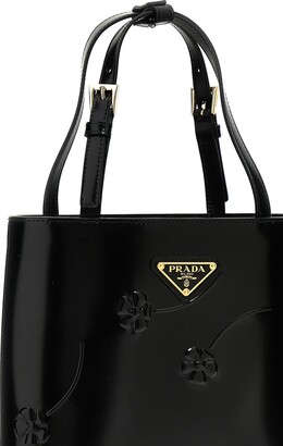 【送料&関税込】Prada flower Mini Shopping Bag Prada 'flower' Mini Shopping Bag - ShopStyle