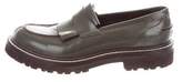 Thumbnail for your product : Brunello Cucinelli Leather Fringe Loafers