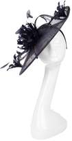 Thumbnail for your product : Peter Bettley Medium Sinamay Hat with Feather Flowers