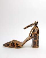Thumbnail for your product : Raid RAID Katy patent leopard print heeled shoes