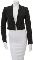 Thumbnail for your product : Alice + Olivia Cropped Open Front Blazer